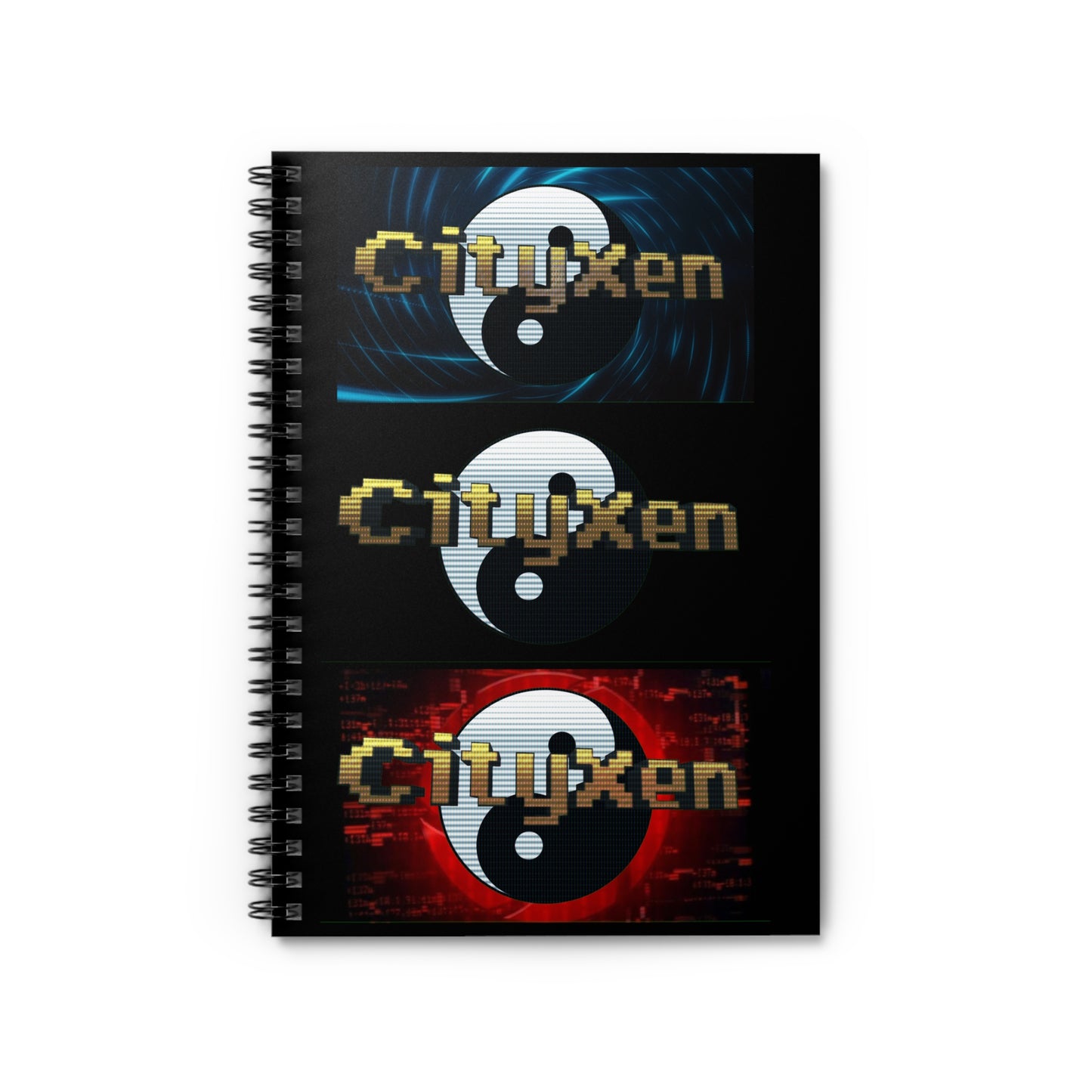 CityXen Spiral Notebook - Ruled Line