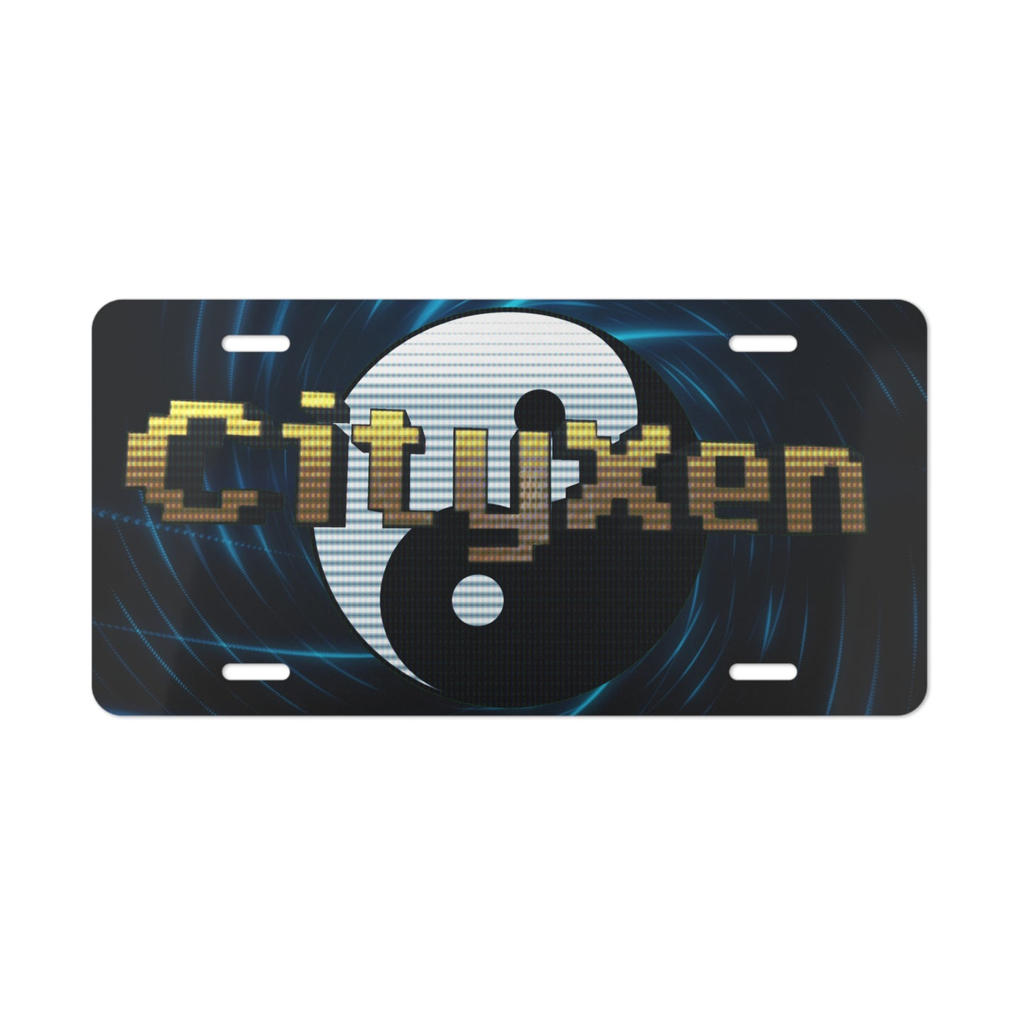 CityXen LO8BC Vanity Plate