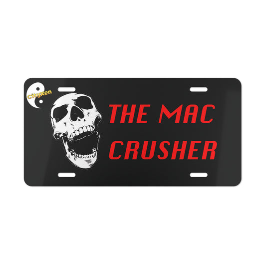 The MAC Crusher Vanity Plate