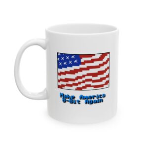 Make America 8 Bit Again Ceramic Mug, (11oz, 15oz)