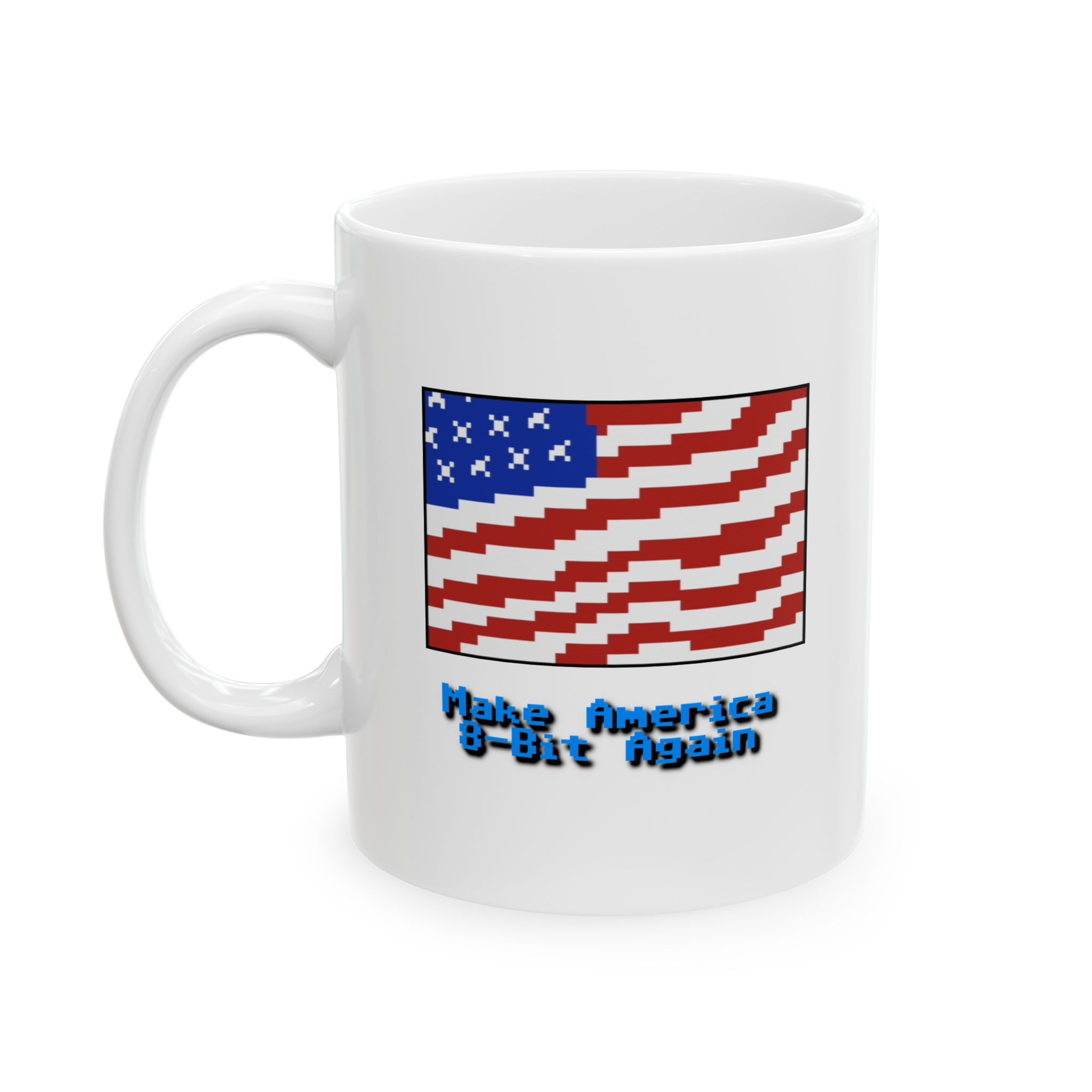 Make America 8 Bit Again Ceramic Mug, (11oz, 15oz)