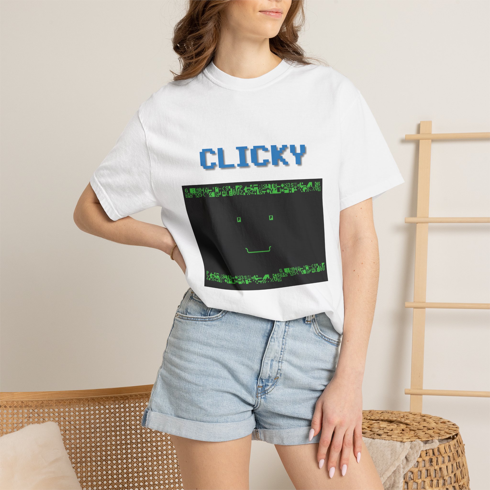 Clicky The C64 AI T-shirt - Image 4
