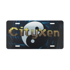 CityXen LO8BC Vanity Plate
