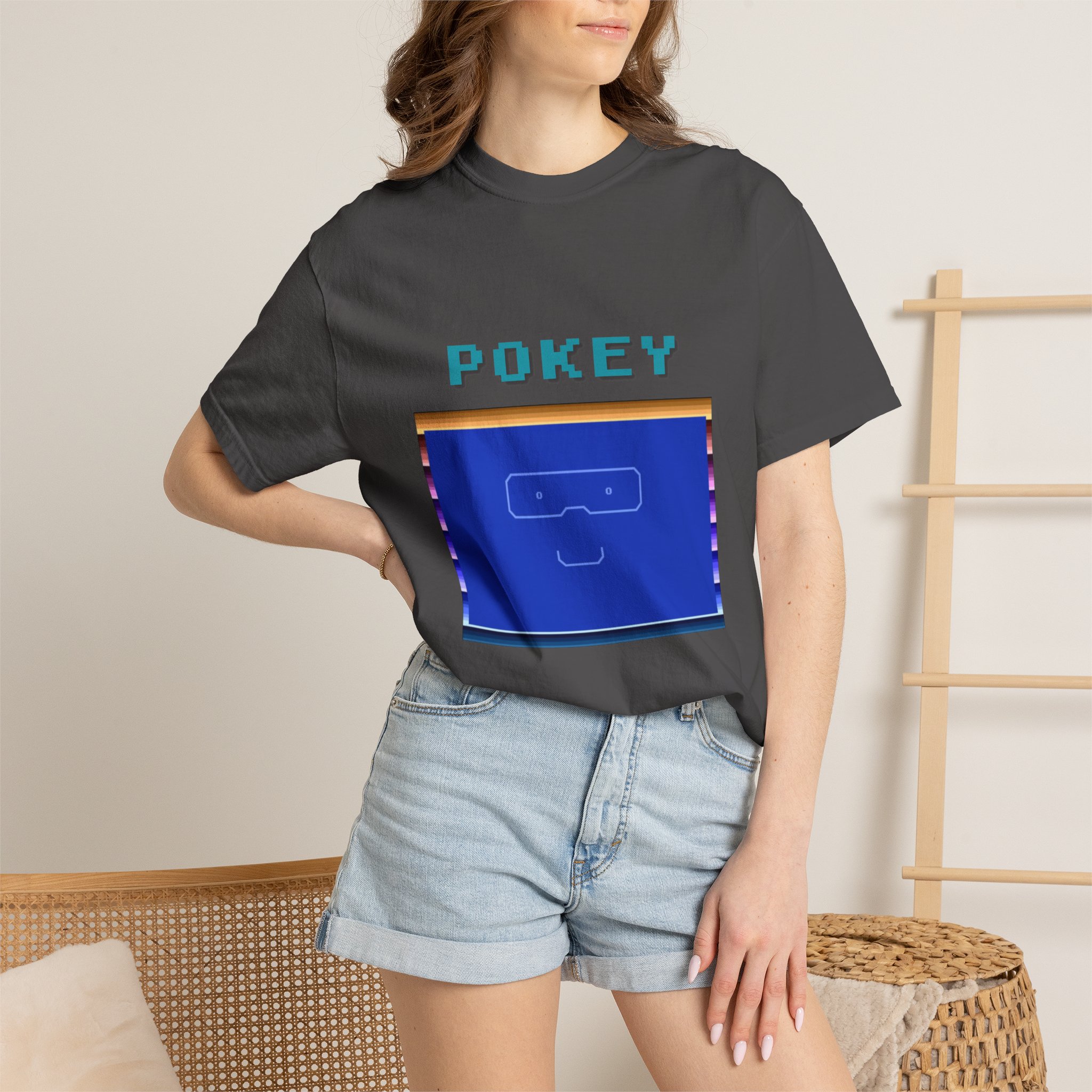 Pokey The Atari 800 XL AI T-shirt - Image 20