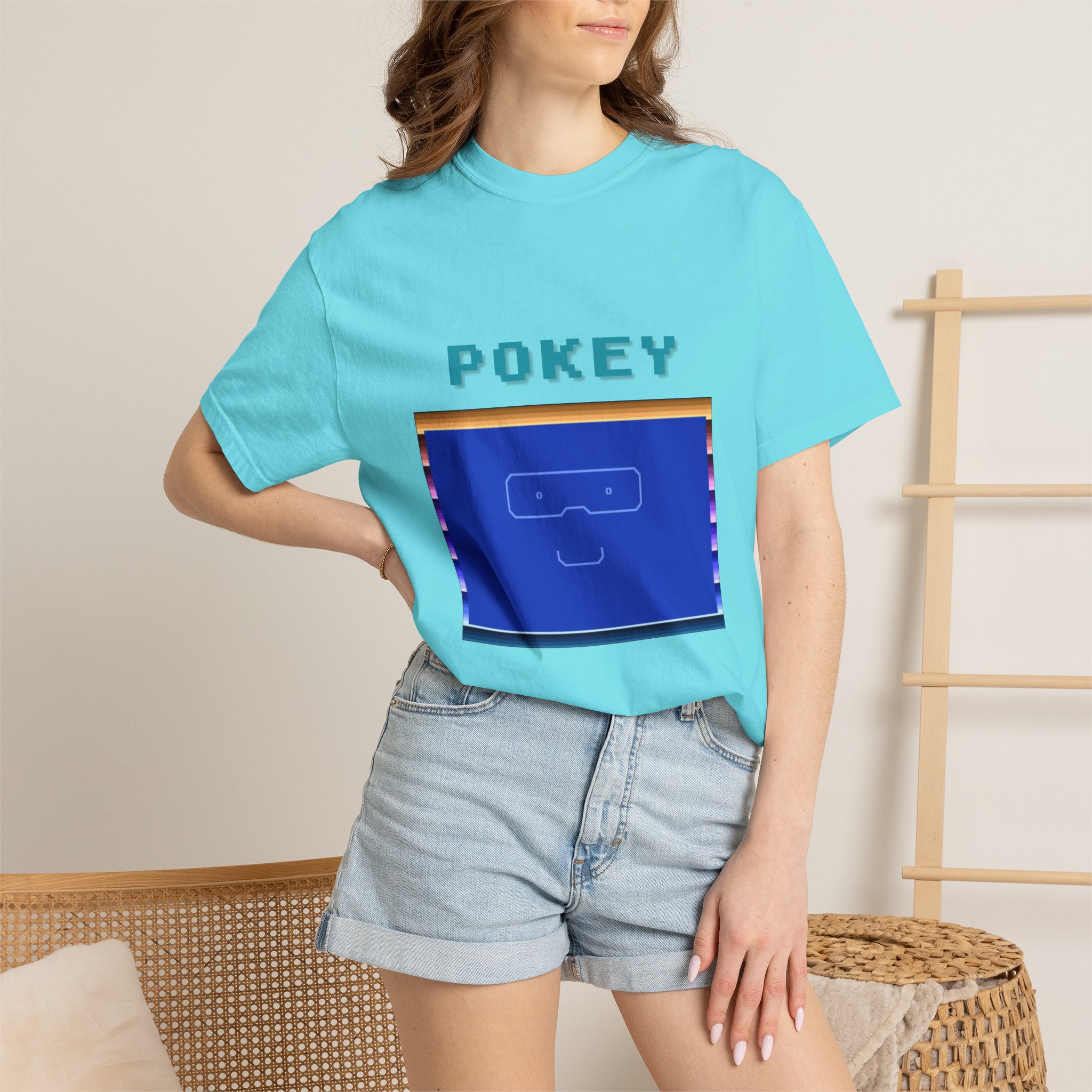 Pokey The Atari 800 XL AI T-shirt - Image 12