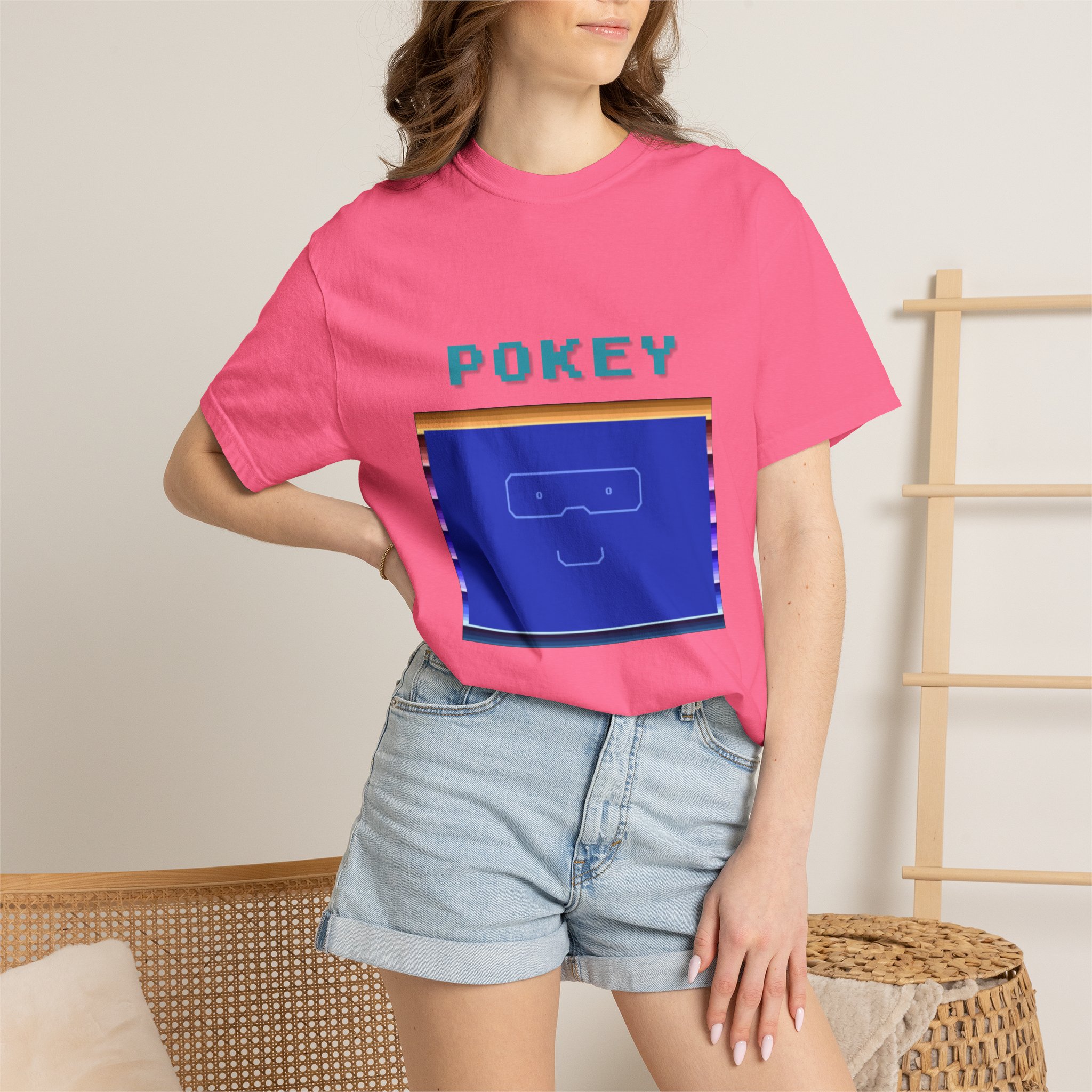 Pokey The Atari 800 XL AI T-shirt - Image 24
